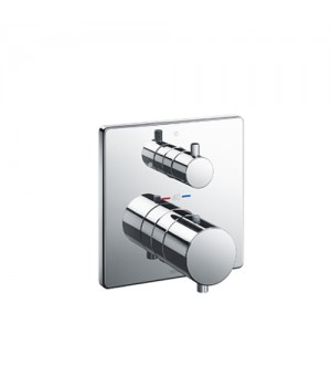 خلاط دش مخفي حركة واحدة مربع مع مفتاح تحكم في درجة حرارة الماء - مع قاعدة تثبيت TBN01001 - صناعة صيني # TOTO - TBV02403B